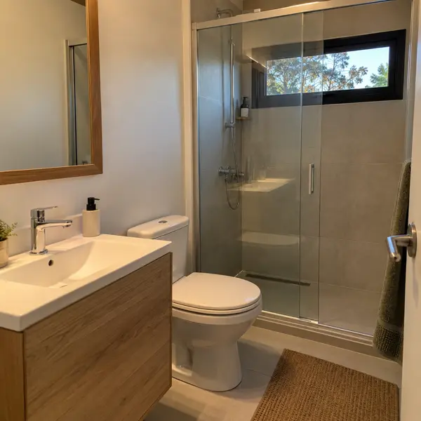 Ilustración: Tiny house en Punta del Este, baño