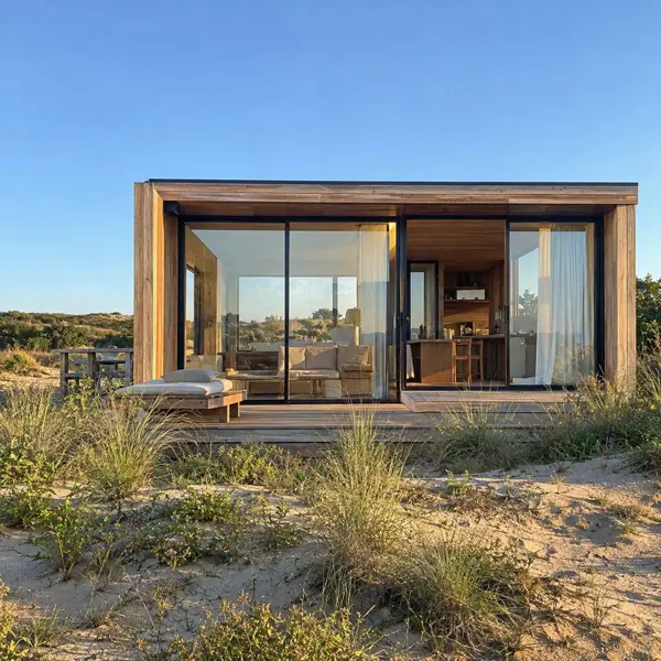 Ilustración: Tiny house en José Ignacio, fachada
