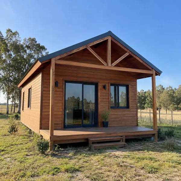 Ilustración: Tiny house en Colonia, fachada
